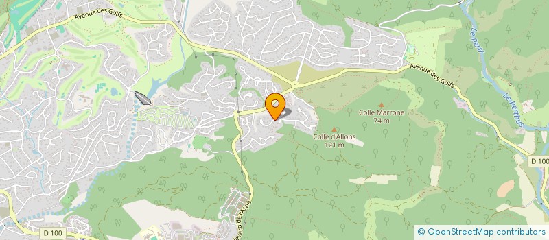 localisation de l'entreprise HDCV IMMO  SAINT-RAPHAEL