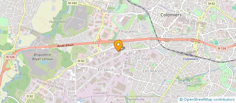 localisation de l'entreprise HDCX à COLOMIERS