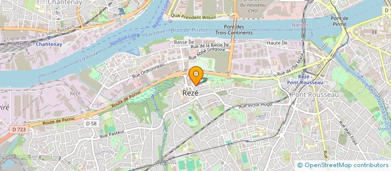 localisation de l'entreprise HDD.  REZE