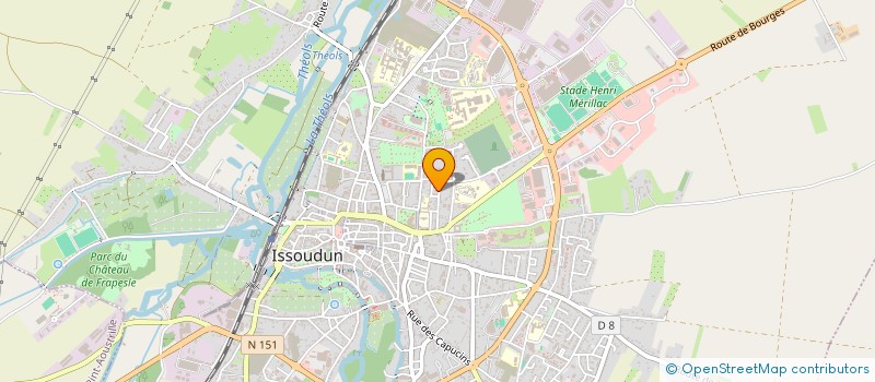 localisation de l'entreprise HDDJ à ISSOUDUN