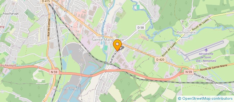 localisation de l'entreprise HDE  SAINTE-MARGUERITE