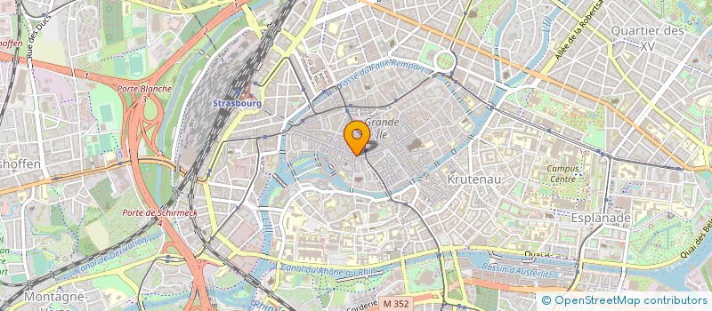localisation de l'entreprise HDE à STRASBOURG