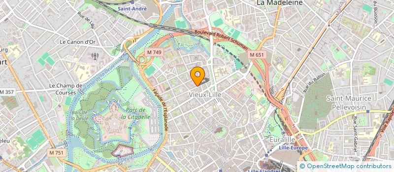 localisation de l'entreprise HDE à LILLE