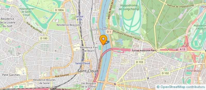 localisation de l'entreprise HDE EXPERTISE ET SOLUTIONS à SAINT CLOUD