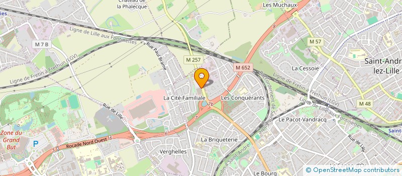 localisation de l'entreprise HDED à LAMBERSART