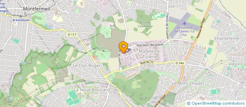localisation de l'entreprise HDELEC à CHELLES