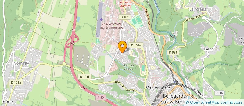 localisation de l'entreprise HDES CARRELAGE à VALSERHONE