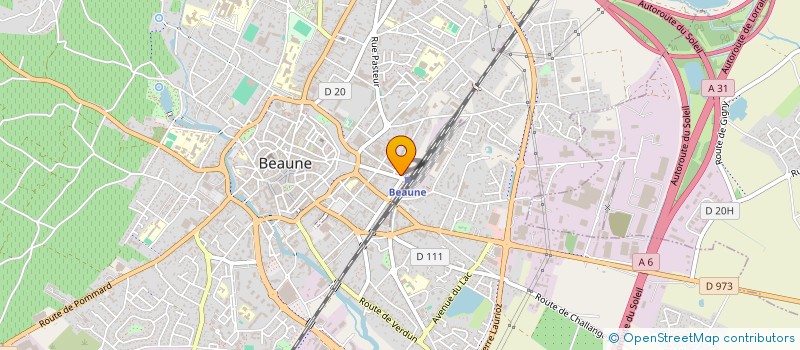 localisation de l'entreprise HDF 21 à BEAUNE