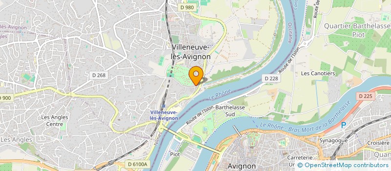 localisation de l'entreprise HDF  VILLENEUVE-LES-AVIGNON