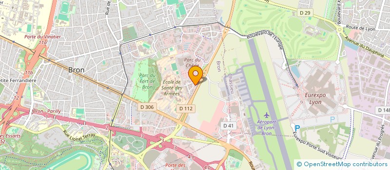 localisation de l'entreprise HDF à BRON