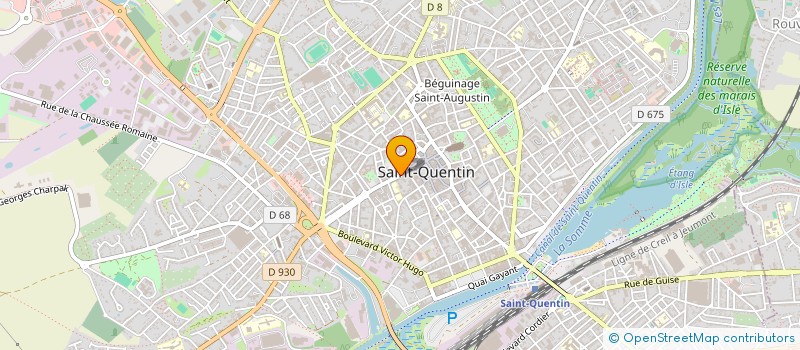 localisation de l'entreprise HDF  SAINT-QUENTIN