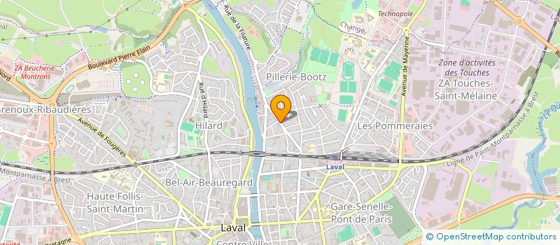 localisation de l'entreprise HDF à LAVAL