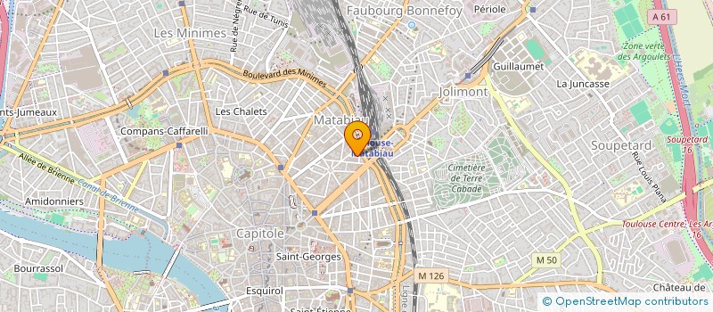 localisation de l'entreprise HDF  TOULOUSE