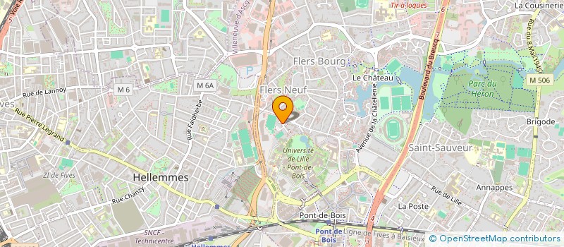 localisation de l'entreprise HDF COURSES à SECLIN