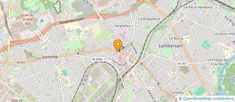 localisation de l'entreprise HDF COURTAGE à LILLE