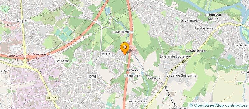 localisation de l'entreprise HDF DEVCO  LES SORINIERES