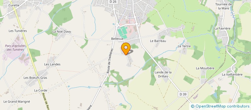 localisation de l'entreprise HDF DEVELOPPEMENT à GRANDCHAMP-DES-FONTAINES
