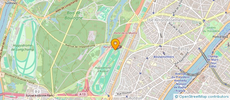 localisation de l'entreprise HDF GESTION  PARIS