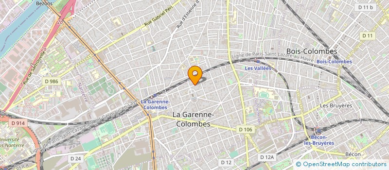 localisation de l'entreprise HDF & MSG à LA GARENNE COLOMBES