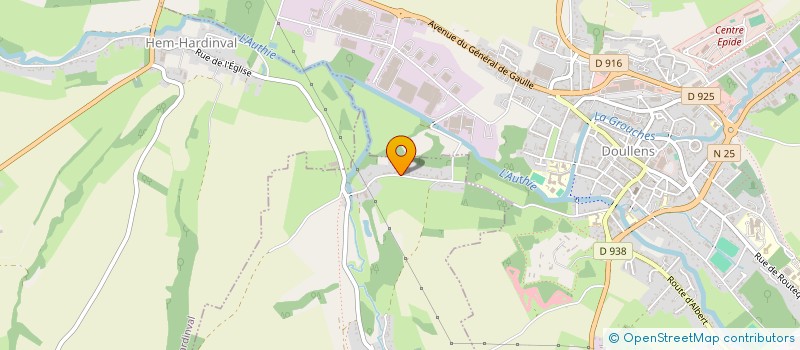 localisation de l'entreprise HDF PISCICULTURES  GEZAINCOURT