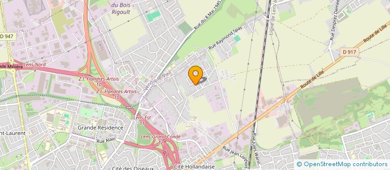 localisation de l'entreprise HDF PRO  LOISON-SOUS-LENS