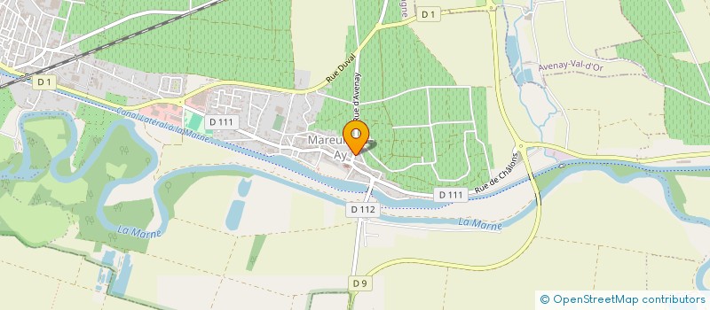 localisation de l'entreprise HDF SERVICES à GERMAINE