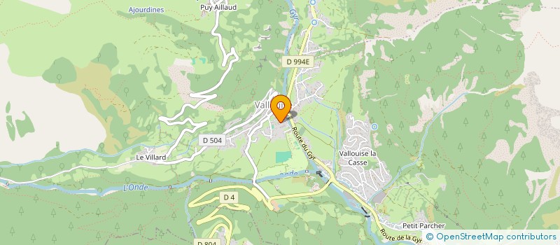 localisation de l'entreprise HDFA  VALLOUISE-PELVOUX