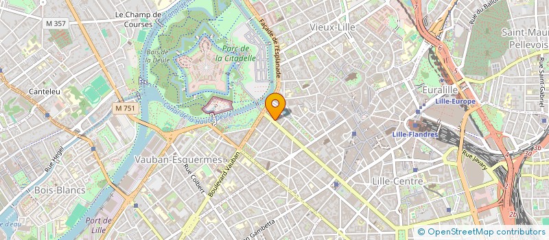 localisation de l'entreprise HDFI PATRIMOINE à LILLE