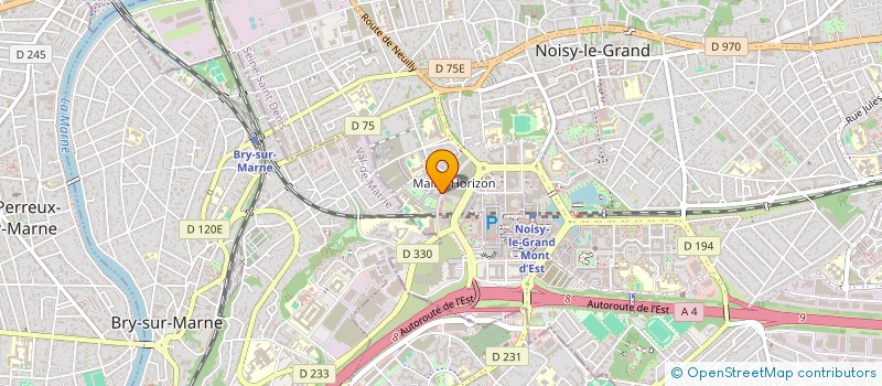 localisation de l'entreprise HDFM IMMO à NOISY-LE-GRAND