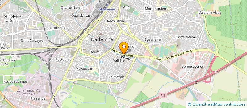 localisation de l'entreprise HDG  NARBONNE