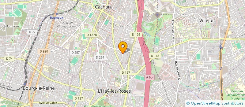 localisation de l'entreprise HDG CONSULTING à CACHAN