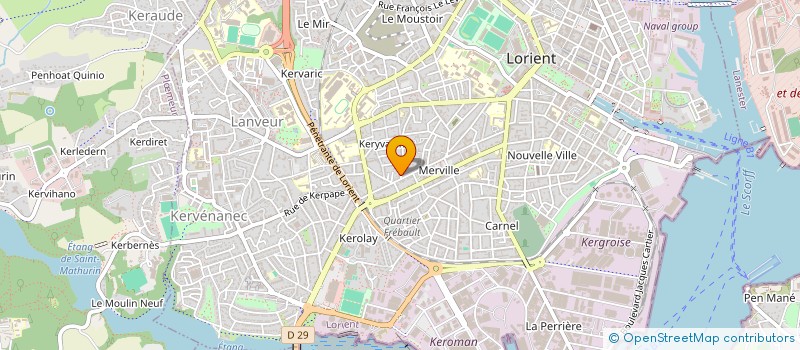 localisation de l'entreprise HDG NKS  LORIENT