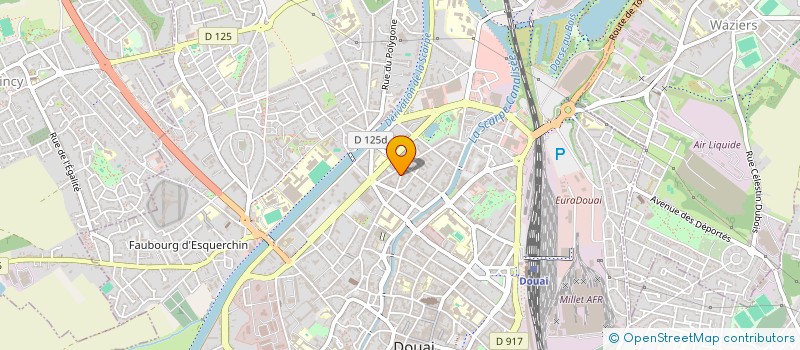 localisation de l'entreprise HDGC à DOUAI