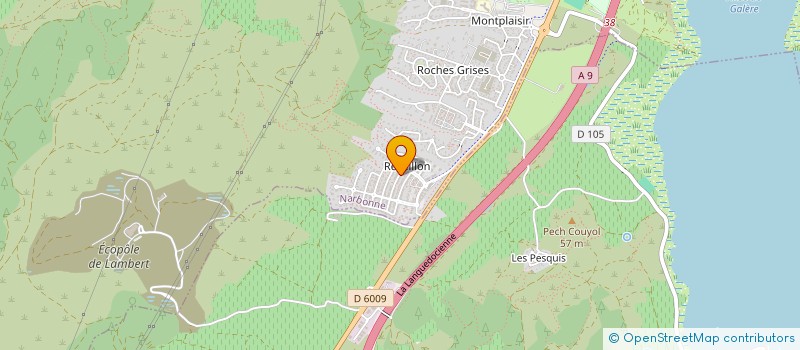 localisation de l'entreprise HDGL DEVELOPPEMENT  NARBONNE