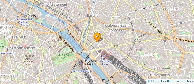 localisation de l'entreprise HDI HABITAT à PARIS
