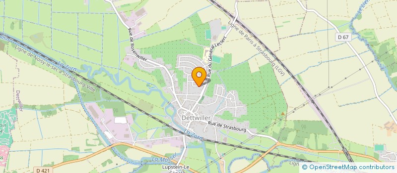 localisation de l'entreprise HDIMMO  DETTWILLER