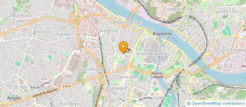 localisation de l'entreprise HDJ à BAYONNE