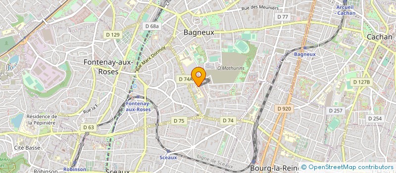 localisation de l'entreprise HDJ à BAGNEUX
