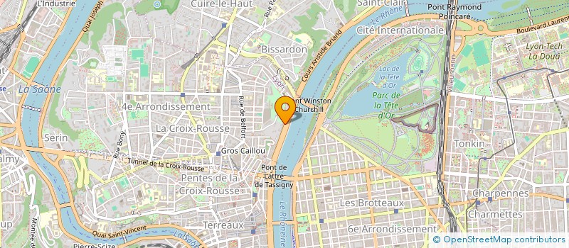 localisation de l'entreprise HDJ ADVISOR à LYON