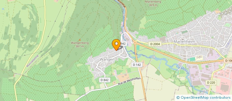 localisation de l'entreprise HDJ INVEST  WANGEN