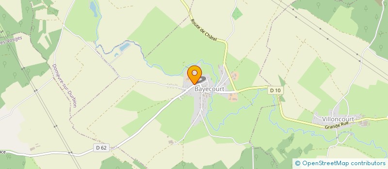 localisation de l'entreprise HDJ SYNERGIE  BAYECOURT