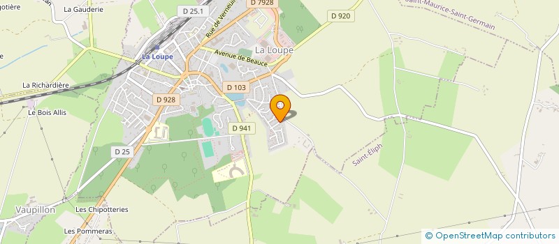 localisation de l'entreprise HDJMENUISERIE à LA LOUPE