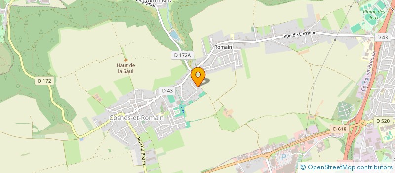 localisation de l'entreprise HDK  COSNES-ET-ROMAIN