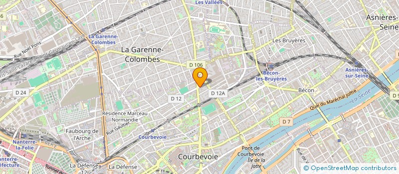 localisation de l'entreprise HDKN à COURBEVOIE