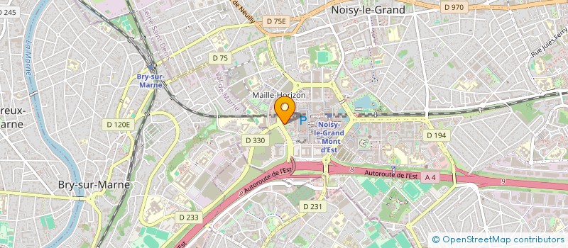 localisation de l'entreprise HDL  NOISY-LE-GRAND