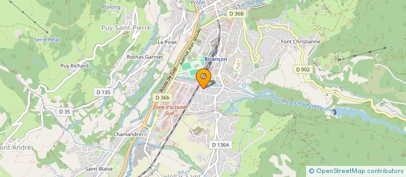 localisation de l'entreprise HDL  BRIANCON