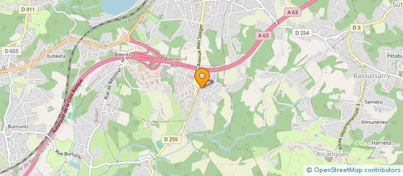 localisation de l'entreprise HDL CONSULT à BIDART