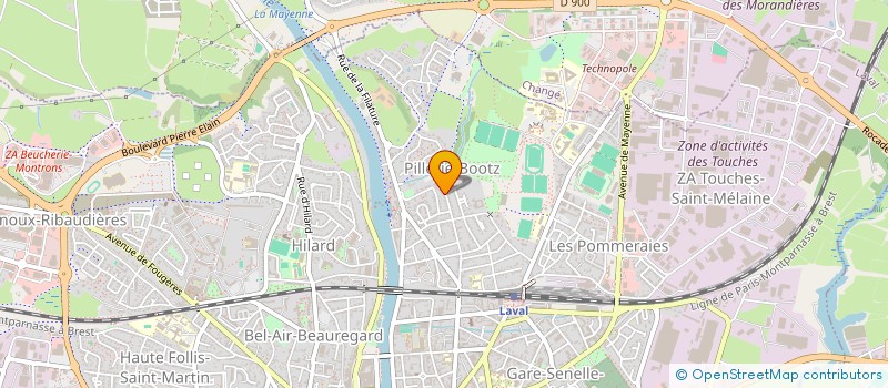 localisation de l'entreprise HDL IMMO à LAVAL