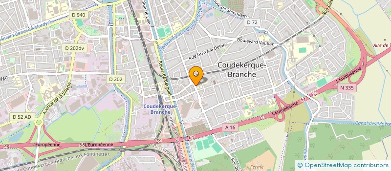 localisation de l'entreprise HDL REPUBLIQUE  COUDEKERQUE-BRANCHE