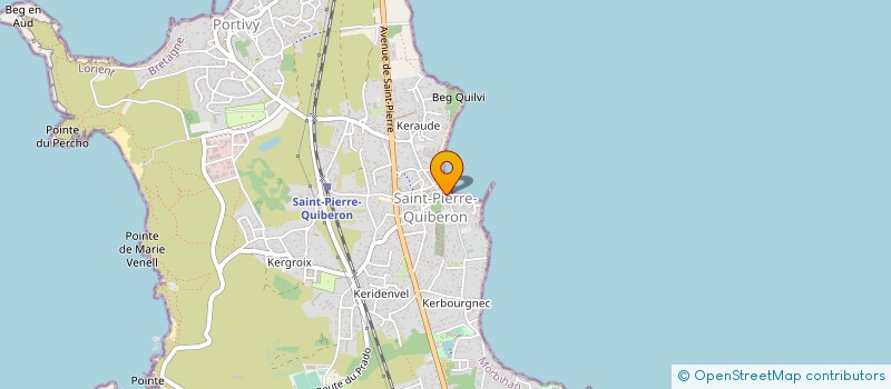 localisation de l'entreprise HDLP GESTION à SAINT-PIERRE-QUIBERON